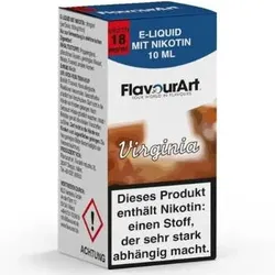 FlavourArt Virginia Liquid 18mg / 10ml