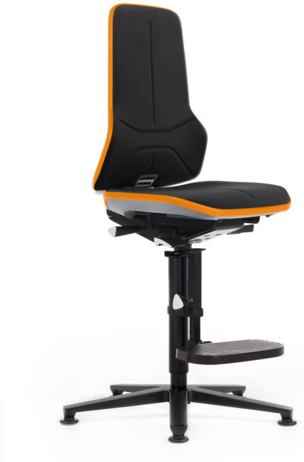 bimos Neon chaise haute Supertec Flexband orange assise 590-870 mm technique synchrone (9571-SP01-3279)