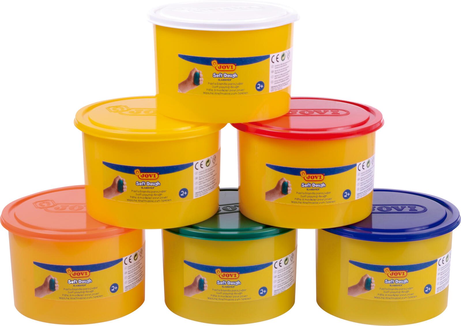 JOVI Soft Dough Knete mehrfarbig 460/6
