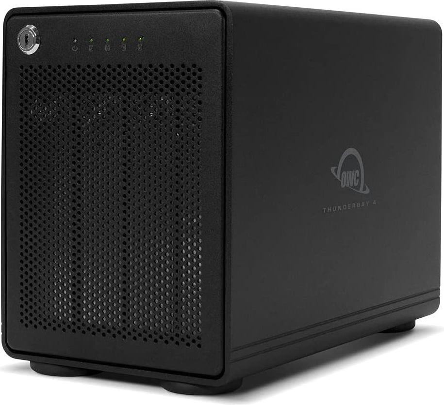 OWC ThunderBay 4, HDD / SSD-Gehäuse, 2.5/3.5", SATA, Serial ATA II, Serial ATA III, 40 Gbit/s, Hot-Swap, Schwarz