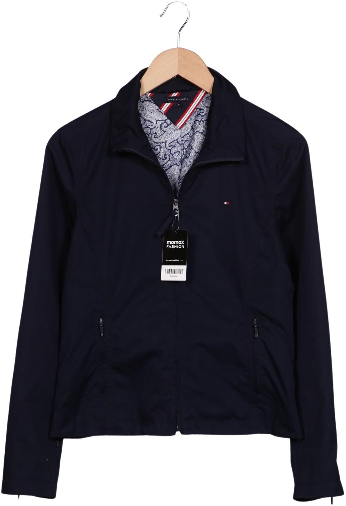 Tommy Hilfiger Damen Jacke, Marineblau, Gr. M, Synthetik - Second Hand