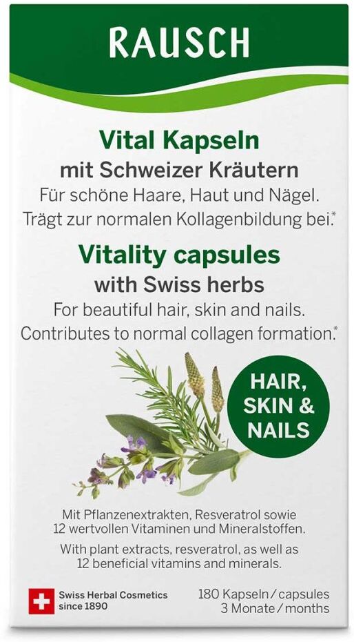 Rausch Vital Kapseln M.schweizer Kräuter 3 Monate