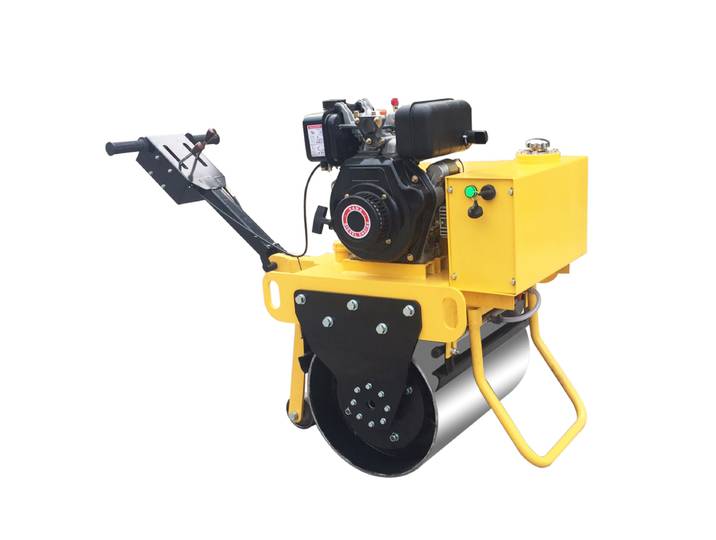 Compacteur vibrant portatif à tambour unique de 330 kg pour le remblaiement des fosses de câbles et le travail sur le sol – Personnalisable