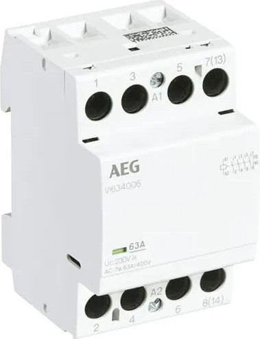 AEG Busch-Jäger Installatieschutz VI634006, 230V, 63A, 4P/0Ö