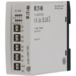 Eaton 144061 SWD-Ausgabemodul, 24 V DC, 8 digitale Transistor-Ausgänge, 0,5 A EU5E-SWD-X8D