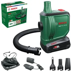 Bosch Akku-Volumenpumpe EasyInflate 18V-500, Ladegerät AL 18V-20 - 0603947201