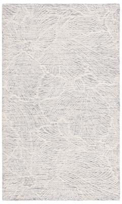 SAFAVIEH Handmade Ebony Tram Modern Wool Rug