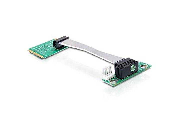DeLOCK 41370 - kabeladapter/verloopstukje (Mini PCI Express, PCI Express x1, Multicolour)