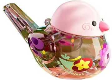 Friendly Fresh Finds Colorful Bird Water Whistle Toy Fun Musical Kids Water Whistle Toy For Parties & Gifts pink