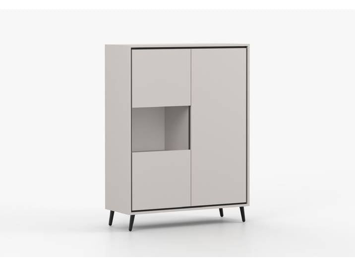 Vitrine FRESCO 3D 100 cm Kaschmir Kaschmir