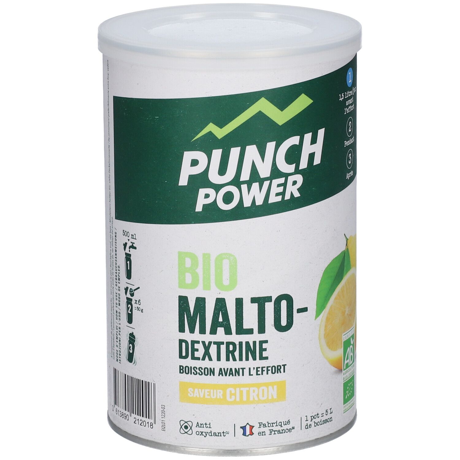 Punch Power Biomaltodex Citron500G 500 g Pulver