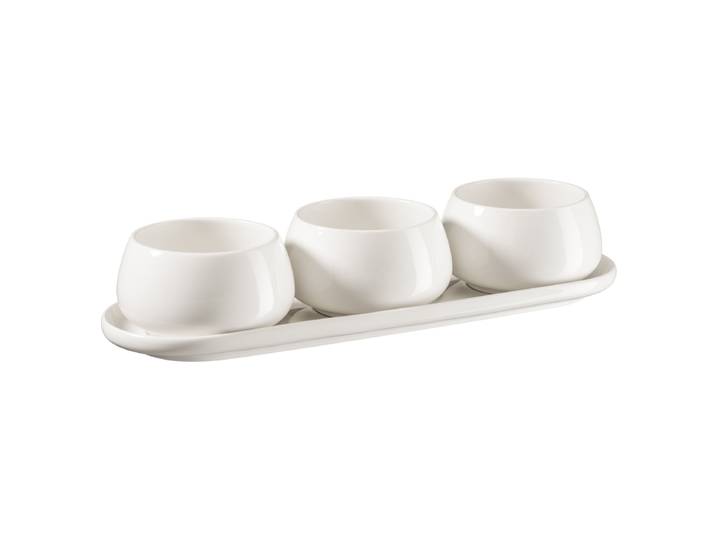 Dipschalen Taya 4-teilig Weiß