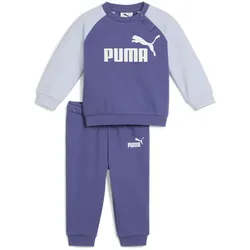PUMA Minicats Essentials Raglan Fleece Crew Baby-Jogginganzug 46 - blue crystal 86