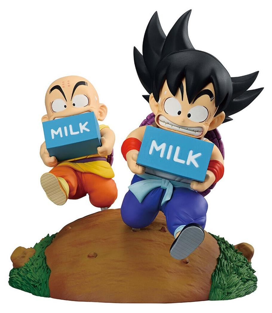 Banpresto Dragon Ball Fantastic Adventure 2 Figuurtjes Son Goku en Krillin, Hoogte: 12 cm