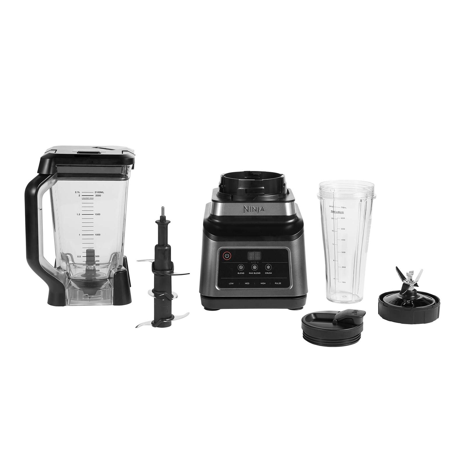 Ninja 2-in-1 Küchenmaschine mit Auto-iQ, silber BN750EU