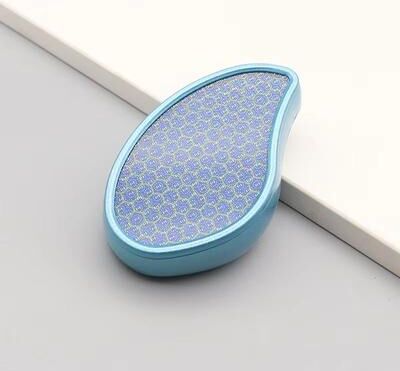 Inspired Finds Nano Glass Foot Scrubber Callus Remover For Smooth Heels And Dead Skin Care blue