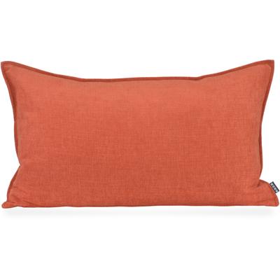 Dekokissen H.O.C.K. "Lucky", orange (orange, unifarben), B:70cm H:10cm L:40cm, Polyester, Dekokissen_Sitzkissen_Kissenhüllen, Sofakissen inkl. Füllung, 70x40cm, einfarbig, creme ecru, Dekokissen