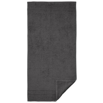 Handtuch WÄSCHEPUR, grau (anthrazit), B:50cm L:100cm, 100% Baumwolle, Handtücher