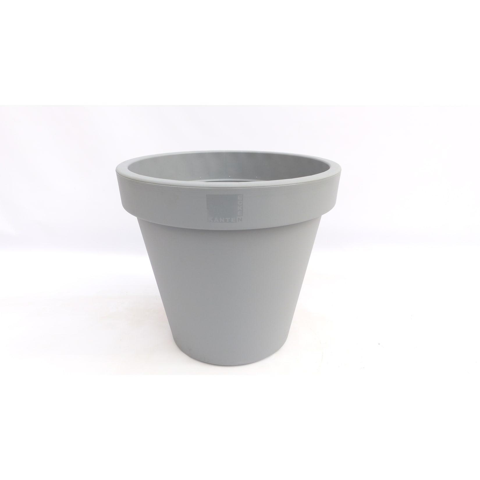Pflanzkübel E&K, grau, rund Ø 80 cm, Pflanztopf Blumentopf Kübel XXL groß