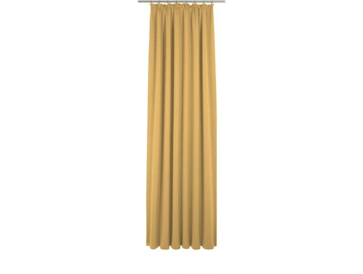Vorhang ADAM Uni Collection , gelb, B:142cm H:205cm, Baumwolle (Bio-Baumwolle), Gardinen, Vorhang, aus 100% Bio-Baumwolle, Vorhang nach Wunschmass