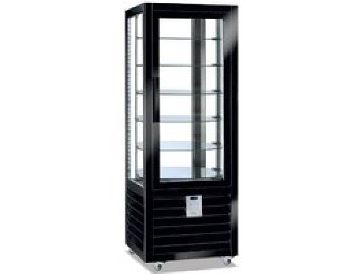 VITRINE POSITIVE VENTILÉE - 1 PORTE - 6 ÉTAGÈRES TOURNANTES - 360 L - Isotech