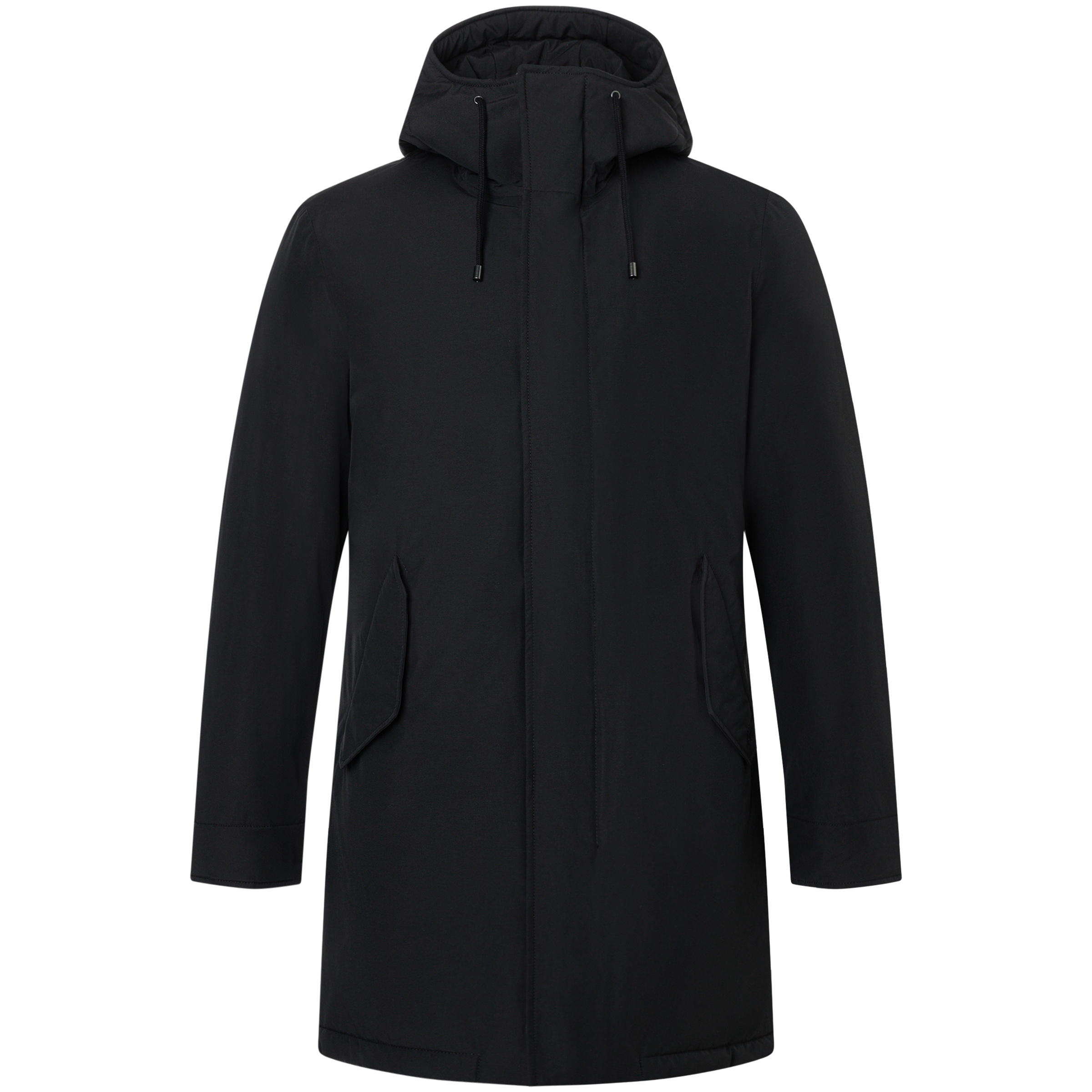 LangerChen Parka Herren Winterjacke grau Größe M Lifestyle Winddicht Wasserabweisend
