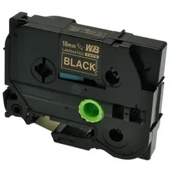 Alternativ-P-Touch für Brother TZE344 gold schwarz
