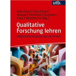 Qualitative Forschung lehren, Fachbücher von Laura Behrmann, Nicole Weydmann, Petra Panenka, Christoph Stamann, André Epp, Anna Christina Nowak, Juliana Gras, Rubina Vock