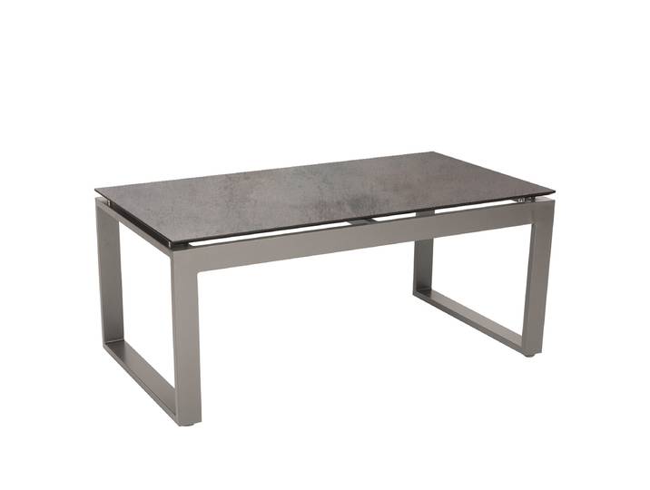 Stern Beistelltisch Allround Aluminium graphit mit Tischplatte
