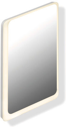 miroir lumineux Hewi LED 950.01.11101 570x1000x37mm, bord miroir satiné sur tout le pourtour