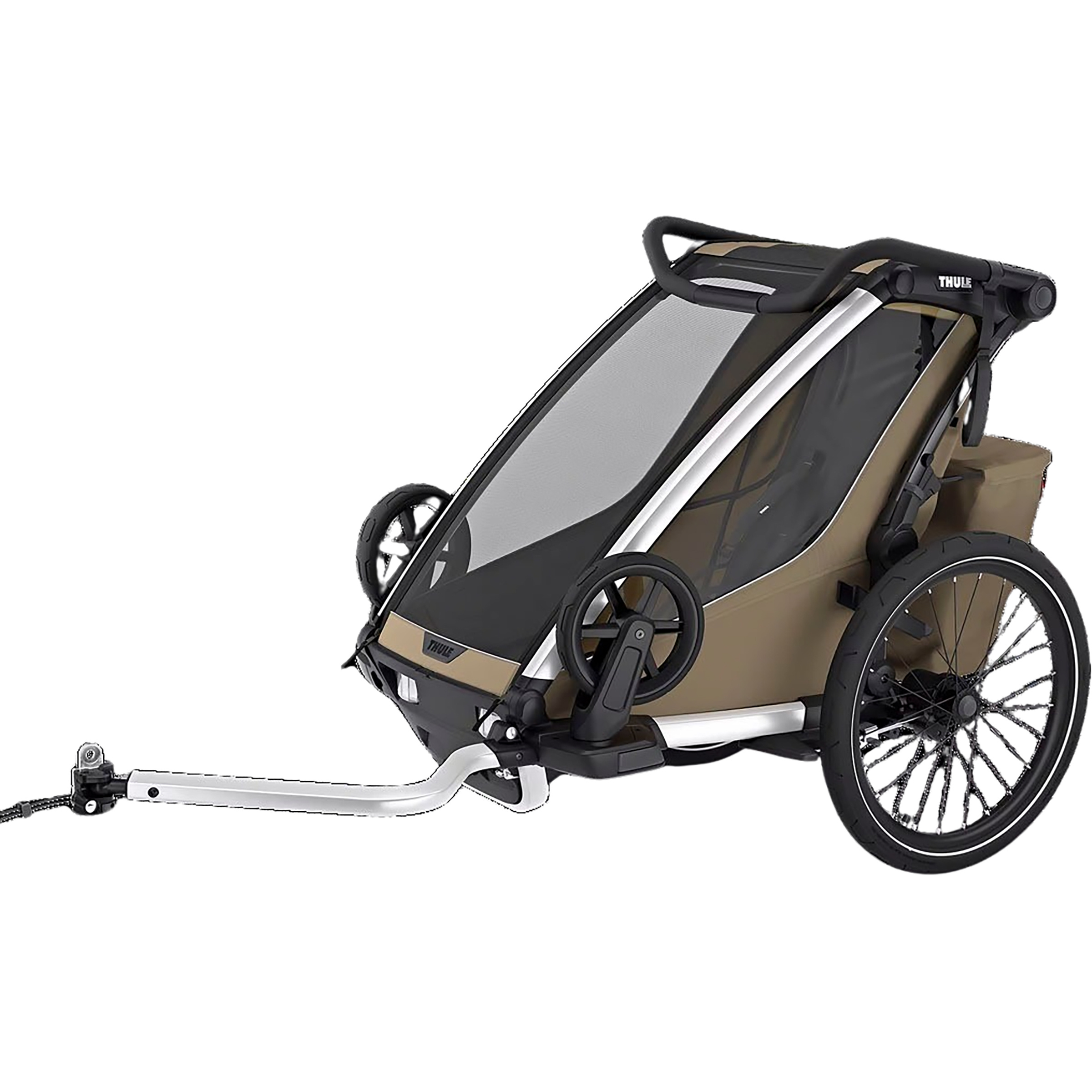 Thule Chariot Cross 2 Single Kinderanhänger Fahrradanhänger gruen Bikepacking | Lifestyle