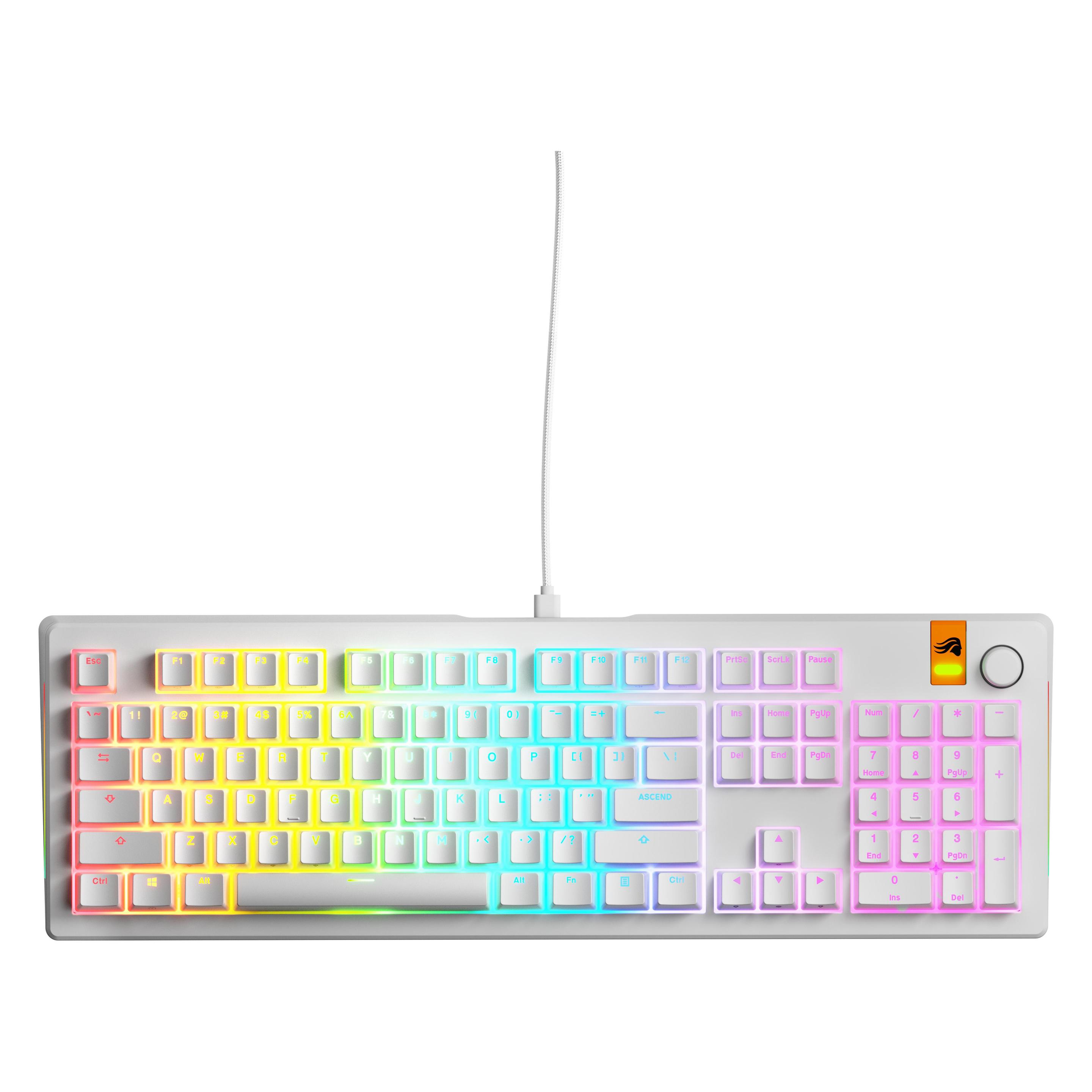 Glorious GMMK 3 HE Prebuilt (US, Kabelgebunden) (GLO-KB-GMMK3-100-PB-HE-W-WHT-US)