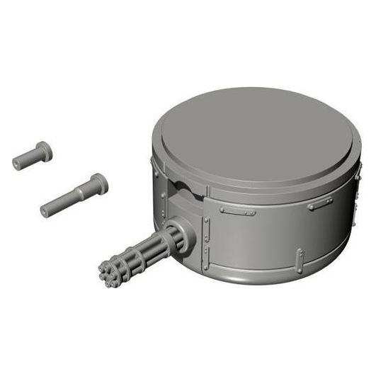 CMK AH-1G Early-Emerson Electric TAT-102 single weapon turret f.SpecHobby/Revell (129-Q72330)