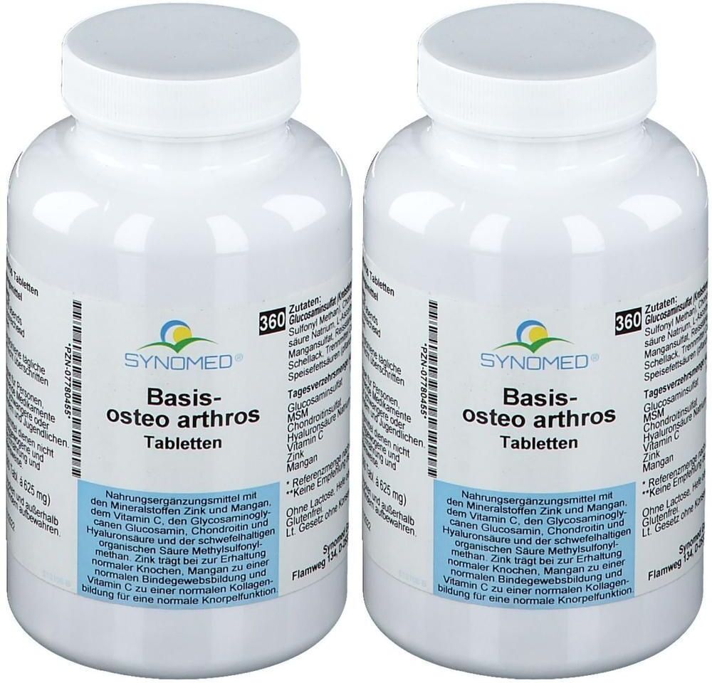 SYNOMED Basis Osteo arthros Tabletten x2 2x360 St