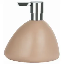 Spirella Seifenspender "Etna" Flüssigseifen-Spender Polyresin Steinoptik Bahama Beige 400ml