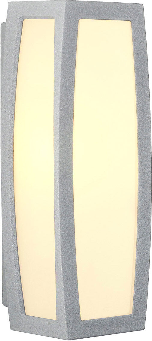 Slv Meridian Box Wandleuchte E27, Silbergrau - Wand- Und Deckenleuchten