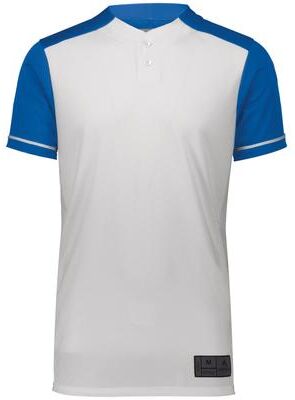 Augusta Sportswear AS1568 Athletic Closer Jersey T-Shirt in White/Royal size 3XL   Polyester Mesh 1568