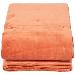 SAMT-KUSCHELDECKE 150/200 cm, Baumwolle wattiert