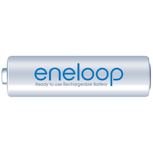 Panasonic Eneloop Oplaadbare Batterij AA, 1900 mAh, Wit
