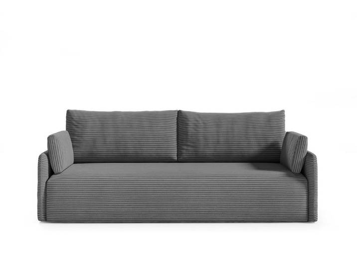 moebelfaktor Schlafsofa Mino 3-Sitzer POSO Cord Stoff, mit Ausklappfunktion
