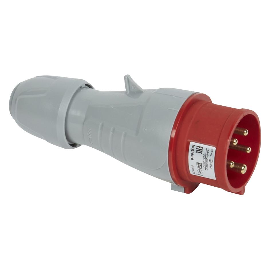Legrand CEE-Stecker 16 A, rot, 5-polig, IP44 (CEE 16/5) (090119)