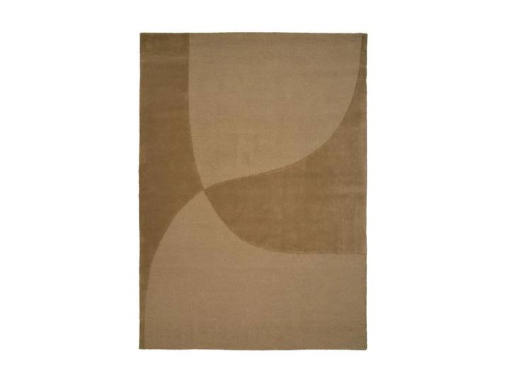 Linie Design Split Plains Teppich Senf, 250x350 cm