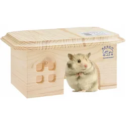 2x Resch Hamsterhaus Bungalow 20x13x9cm, Kleintierstalleinrichtung