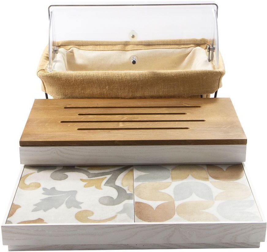 Abert Set Pane Bianco 40 x 61 cm Domino