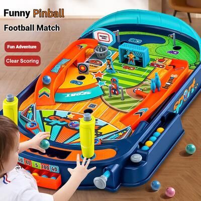 Multisell Products Hub Two Player Pinball Table Game, Marble Battle Action Toy, Parent Child Learning, Fun Gift For Kids zy2008 16 Balls