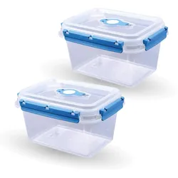 Bestlivings Frischhaltebox 1,5L - Lunchbox im Set Blau - 2er Pack ( 2 Stück )