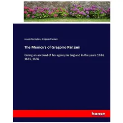 The Memoirs of Gregorio Panzani, Belletristik von Joseph Berington, Gregorio Panzani