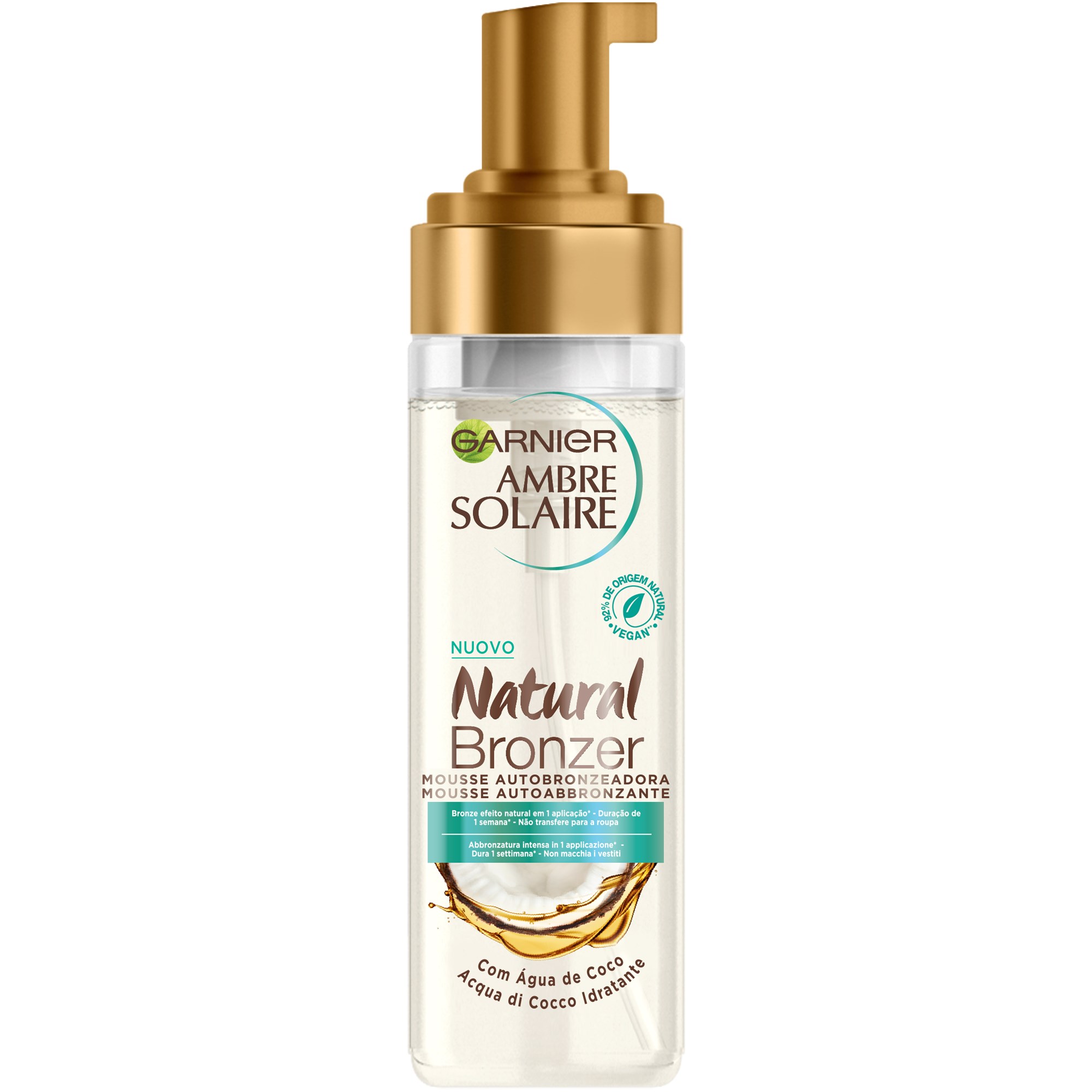 Garnier Ambre Solaire Natural Bronzer Self-Tanning Mousse 200mL