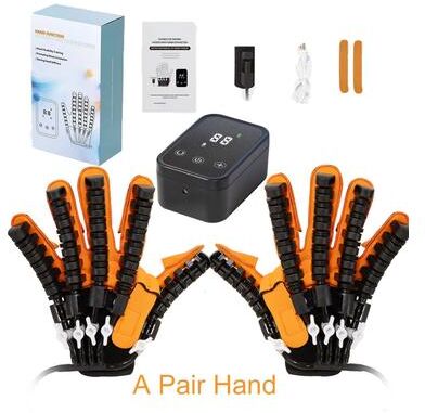 Inspired Finds Intelligent Hand Rehabilitation Robot Gloves For Stroke Recovery Finger Therapy And Mobility Training black Pair 2xl