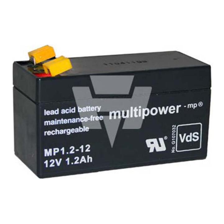 Hückmann Multipower Blei-Akku MP1,2-12 Pb12V/1,2Ah 123578)